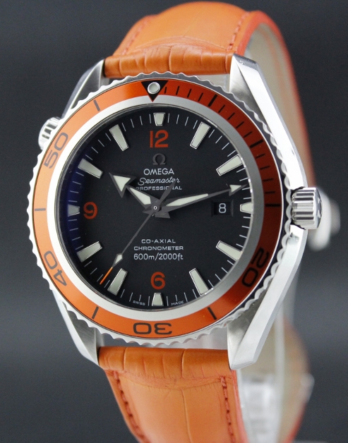 (image for) OMEGA SEAMASTER PLANET OCEAN 2908.50.38 XL WATCH ORANGE BEZEL